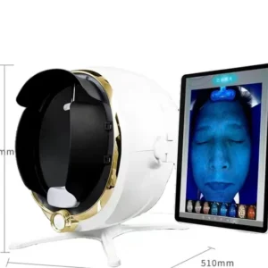 Escáner de piel 3D, analizador Facial, máquina de Monitor, espejo mágico, prueba portátil, Detector en inglés, análisis de prueba de cámara Facial